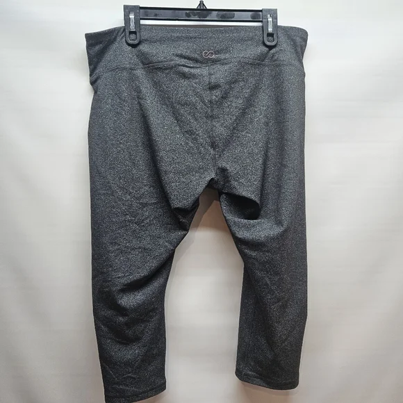 CALIA by Carrie Underwood Essential Heather Gray Leggings Size XXL knee Length - Picture 2 of 9